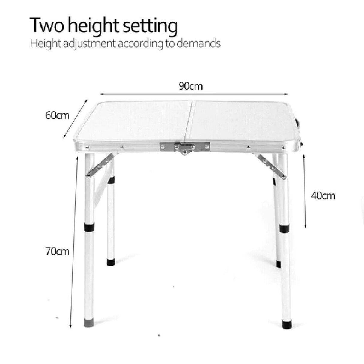 Folding Camping Table Portable Picnic Outdoor Foldable Aluminium Tables BBQ Desk