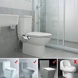 Hygiene Toilet Bidet Water Wash Clean Unisex Seat Attachment Sprayer Dual Nozzle