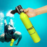 0.5L Oxygen Tank Mini Scuba Diving Equipment Air Tank Breath Underwater Spare