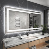 ULTRA LONG LIFE LED Bathroom Mirror Double LED Anti-Fog Vanity Mirror Waterproof