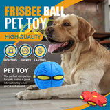 Pet Toy Flying Saucer Ball, Flying Saucer Ball Dog Toy with 3 Light Models for Interactive Dog,Cats, Children's Foot Ball,Outdoor Games,Camping Games