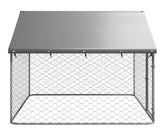 Outdoor Dog Kennel with Roof 200x200x150 cm