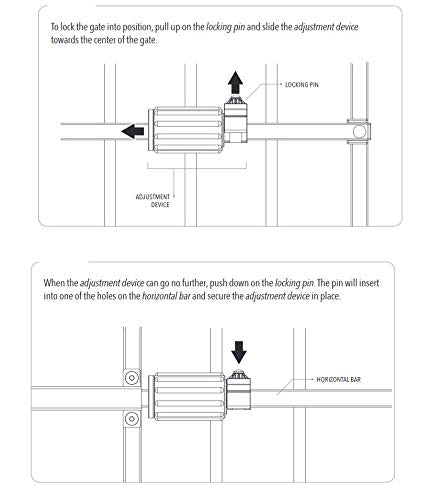 Pet Products Lil Tuffy Metal Expandable Gate