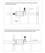 Pet Products Lil Tuffy Metal Expandable Gate