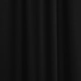 10 feet x 8 feet Polyester Backdrop Drapes Curtains Panels with Rod Pockets - Wedding Ceremony Party Home Window Decorations - Black (DRAPE-5X8-BLACK)