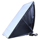 Softbox Lighting Kit 4x 25W LED Bulbs Professional Boom Arm Photography Continuous Light Studio Equipment with E27 Socket and 20x28inch Reflector Diffuser for Portrait Product Fashion Shooting