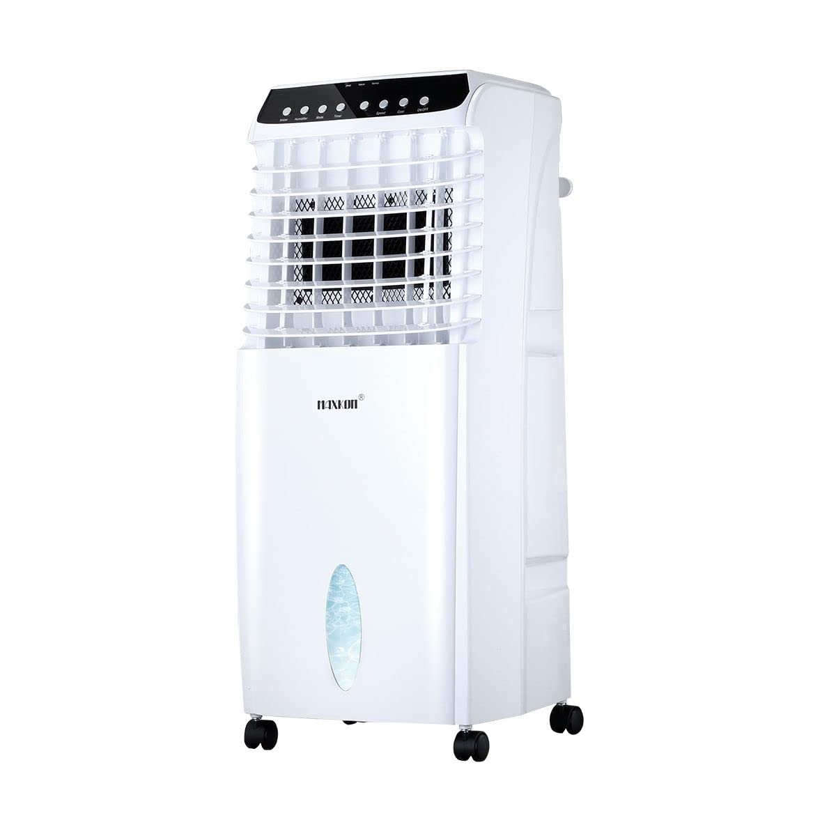 10L Evaporative Air Cooler, Portable Air Conditioner Fan with Ionizer/Humidifier Remote Control Conditioner for Home Use