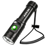 Dive Torch, 1050 Lumen, 3 Modes, Rechargeable Scuba Diving Torch, Waterproof to 100m