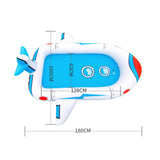 Inflatable Sprinkler Pools Spaceship Above Ground Water Pool Extra Large Thicker PVC Swimming Pool Splash Pad Outdoor and Indoor Play Mat Water Toys for Boys Girls (Spaceship)