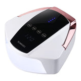 UV LED Nail Lamp 96W Rechargeable,Cordless Professional Nail Dryer Gel Nail Polish Curing Lamp,4 Timer Setting LCD Display Auto Sensor Nail Lights,Nail Art Manicure Tools for Home and Salon