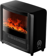 Electric Fireplace 3D Flame Effect Timer Portable Indoor Heater 2000W