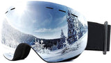 Ski Goggles - Ski/Snowboard Anti-Fog Sports Goggles for Men & Women with 100% UV Protection