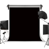 Solid Black Backdrop Portrait Background for Photography Studio