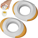 Egg Cutter for Hard Boiled Eggs – Compact, Easy-to-Use Egg Topper Kitchen Tool for Quickly Cutting Off the Tops of Cooked Eggs (2 Pack)