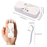 Portable Floss Dispensers,4Pcs Portable Dental Floss Dispensers,Refillable Travel Dental Floss Dispenser,Dental Floss Portable Cases Dispenser,Dental Floss Picks Dispenser Dental Floss Portable Cases