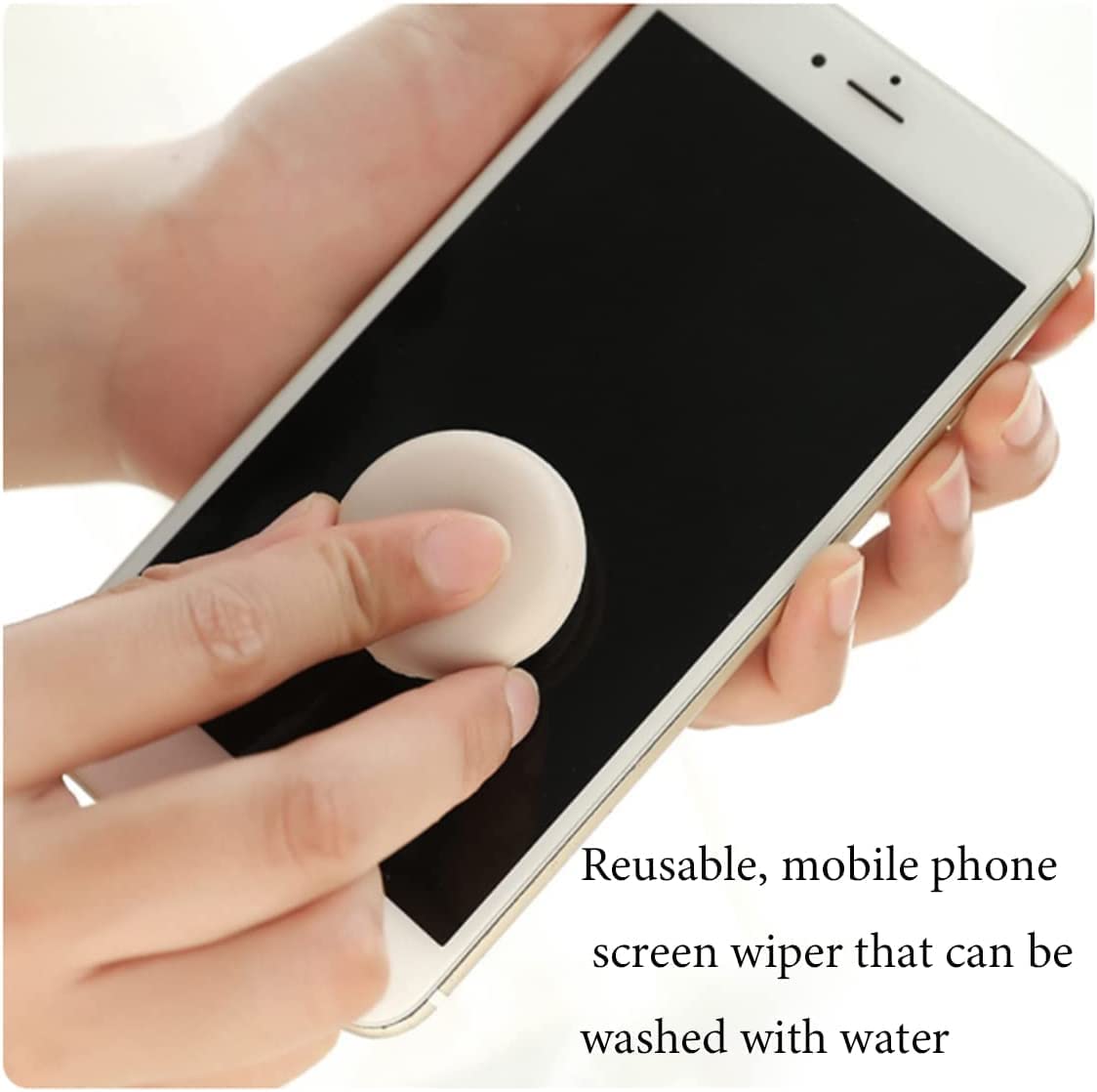 Mobile Phone Screen Wipe Mobile Phone Screen Wipe Pendant,Mobile Phone Screen Cleaning Ball,Phone Screen Cleaning Wipe Ball,4Pcs Mobile Phone Screen Wipe Pendant with Keychain