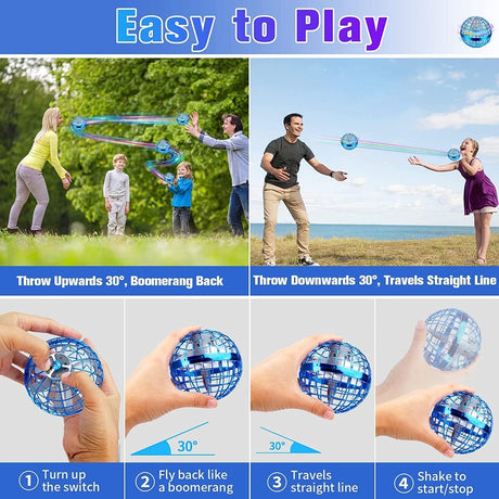 Flying Orb Ball, Hand Controlled Boomerang Hover Ball (BUY 2 & GET 1 FREE)