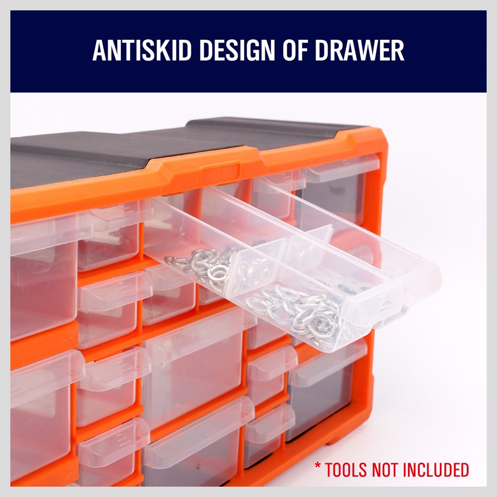 22 Drawers Storage Cabinet Tool Box Bin Organizer