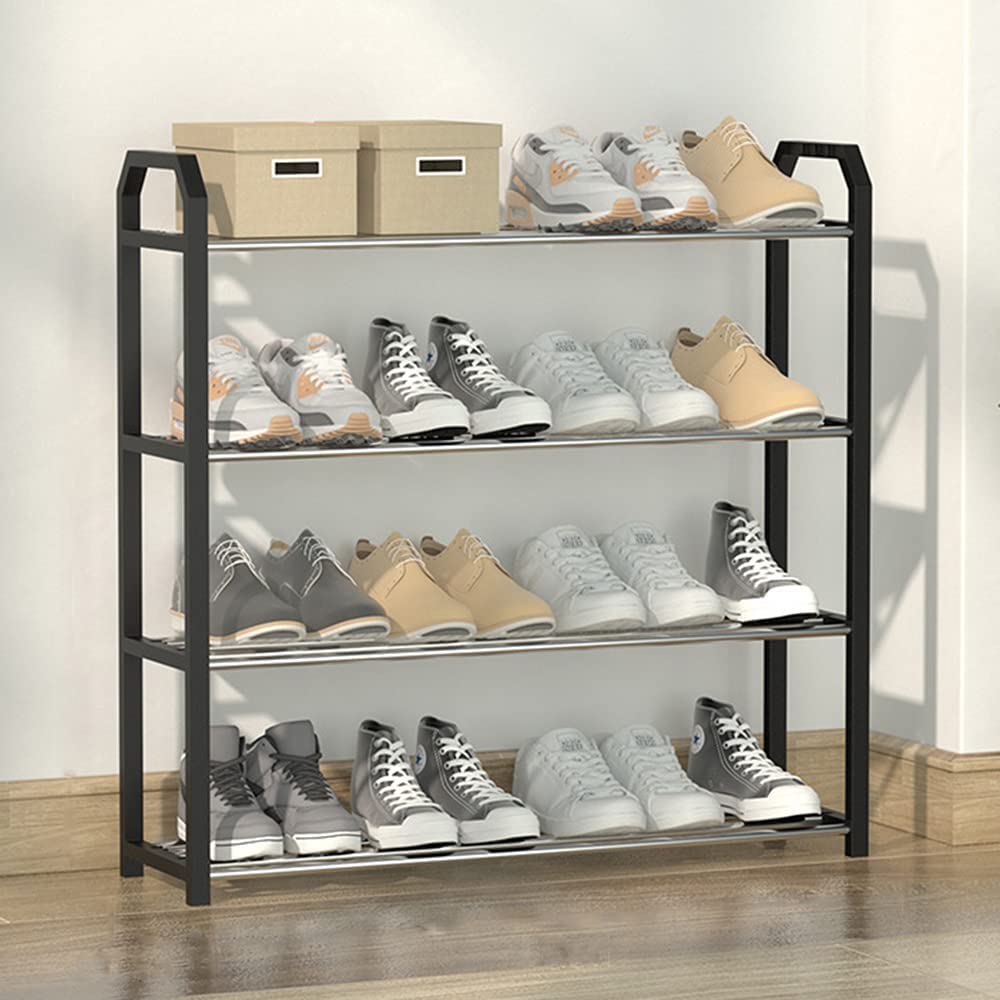 Simplicity Shoe Rack- Shoe Storage Organiser (4-Black)