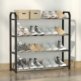 Simplicity Shoe Rack- Shoe Storage Organiser (4-Black)