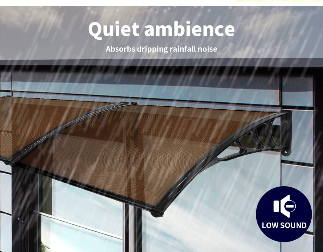 Window Door Awning Canopy Outdoor Patio Sun Shield Rain Cover 1 X 2.4M