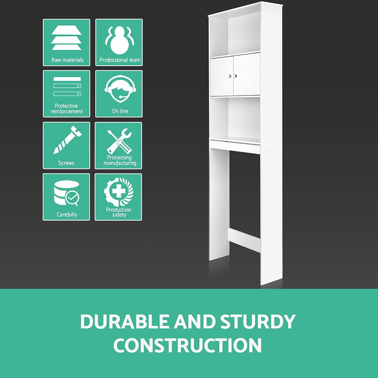 Artiss Bathroom Cabinets Over Toilet Cabinet Storage Shelf