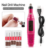 Acrylic Nail Kit with LED Nail Lamp and Electric Nail Drill Machine,Clear White Pink Acrylic Powder and Acrylic Monomer Liquid,12 Pcs Glitter Powder Nail Art Tools for Acrylic Nails