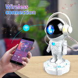 Astronaut Galaxy Projector Starry Night Light with Wireless Bluetooth Speaker Base Timer LED Star Projector Nebula Lamp for Bedroom Ceiling,Gifts for Children Adults