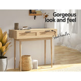 Rattan Console Table - Natural