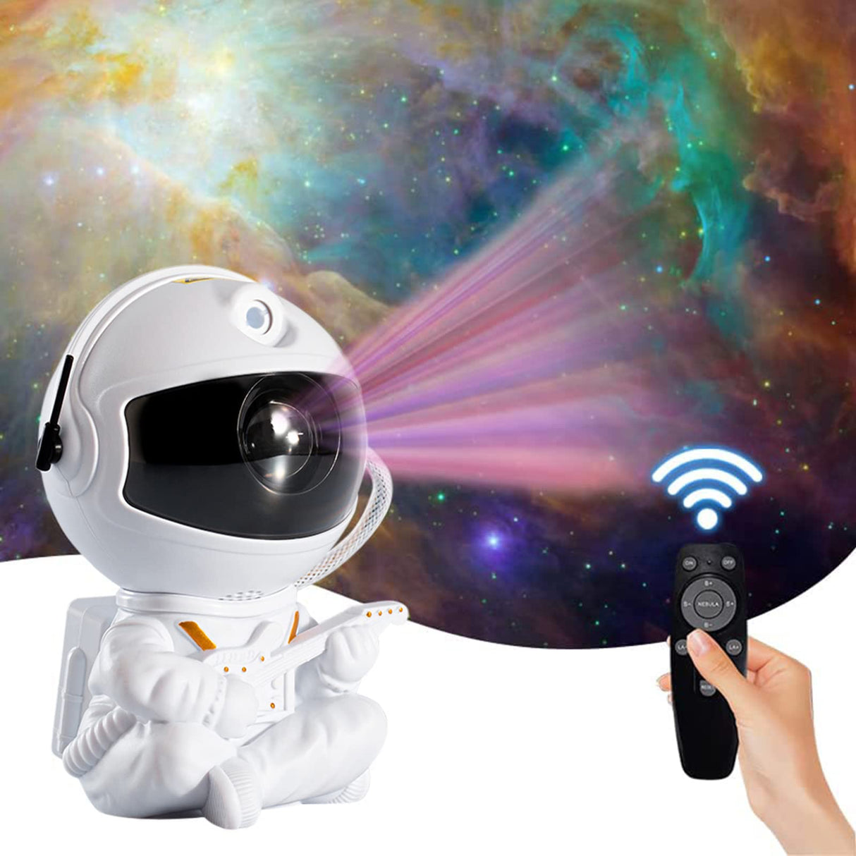 Astronaut Star Projector Light Galaxy Projector Night Lights 360°Adjustable Design Remot Control Galaxy Lamp for Kids Decor Christmas Birthdays Gaming Bedroom