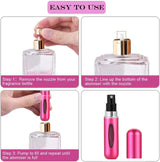 Perfume Atomiser,Travel Perfume Spray Bottle,Refillable Portable Perfume Atomizer Mini Perfume Bottles,for Purse Handbag Pocket Luggage,Matte