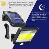 100 LED Solar Security Lights with Motion Sensor