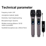 G-MARK X220U UHF rechargeable wireless microphone Recording Karaoke microphone Handheld with lithium battery Receiver