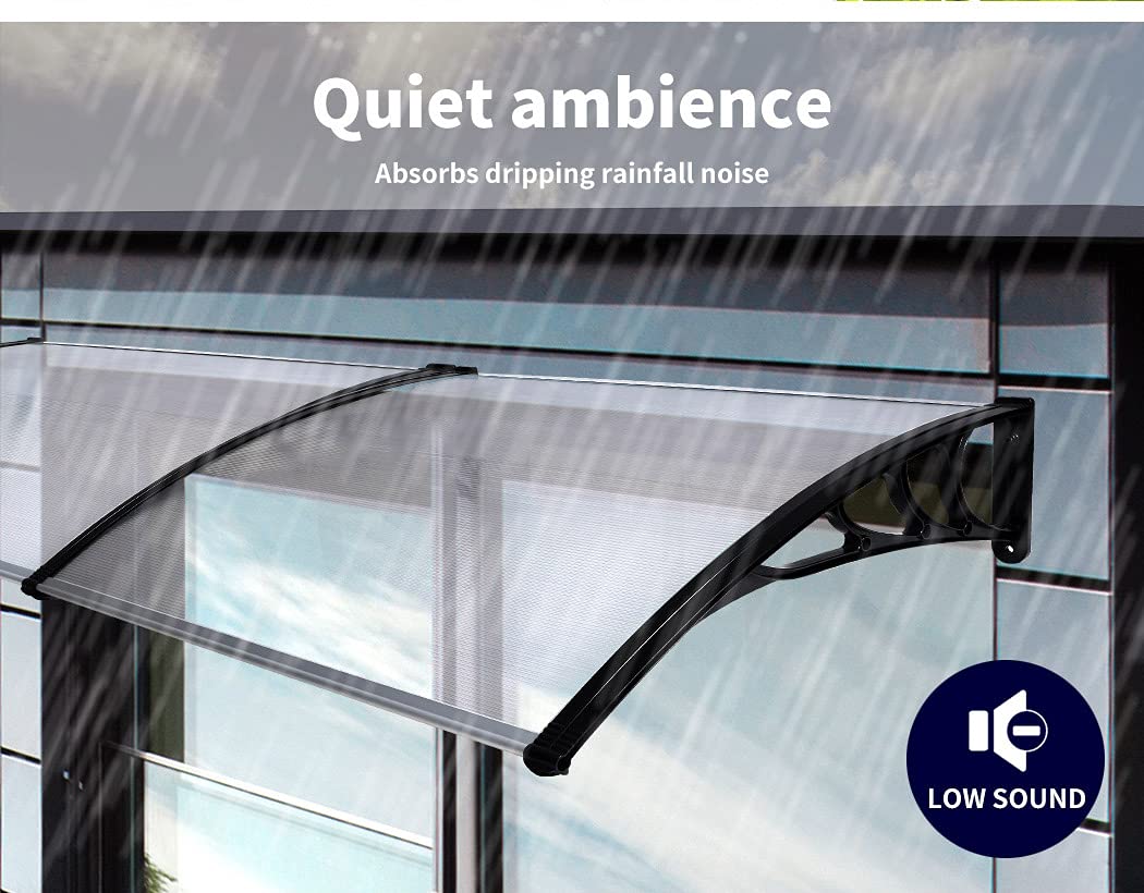 Window Door Awning Outdoor Canopy UV Patio Rain Cover DIY 1M X 1.5M