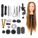 Mannequin Head with Clamp Holder for Braiding Hair Styling Practice Manikin Head for Hairdresser Professional Cosmetology Dummy He