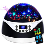 Night Lights with Music & Timer, Star Light Constellation Projector, Sound Machine for Baby Sleeping