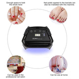 UV Nail Lamp, Professional Portable Rechargeable 72W UV LED Nail Dryer for Gel Polish, Ultra Fast Gel Nail Dryer 36 LED UV Curing Lamp for Resin Curing & Gel Nail Dryer with 4 Timer Setting