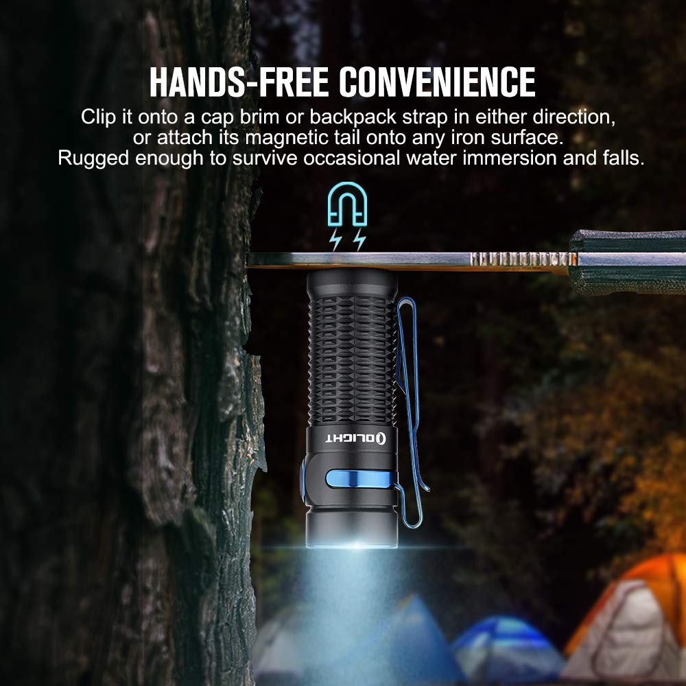 OLIGHT Baton 3 1200 Lumens Compact Rechargeable Flashlight