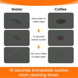 Coffee Mat Rubber Backed Absorbent Hide Stain Under Coffee Maker Coffee Machine Dish Drying Mat for Kitchen Counter-Coffee Bar Accessories Fit Coffee Pot Espresso Machine Dish Rack-40*50 cm