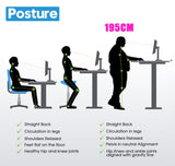 Ergonomic Standing Desk 28"-45" Height Adjustable Electric Sit Stand Desks with Smart Memory Lifting Base Sturdy Motor Computer Workstation for Home, Office, Gaming, Study(White Top White Legs)