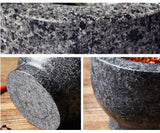 Solid Stone Food Preparation Unpolished Granite Spice Herb Grinder Kitchen Tools