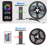 Smart LED Light Strip, [Timer Function] Diyife 6m/19.7ft LED Strip Lights with Bluetooth, 5050 RGB LED Light, 16 Million Colors Changing, App Control, Music Sync, for Home, TV, Christmas, Halloween