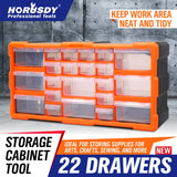 22 Drawers Storage Cabinet Tool Box Bin Organizer