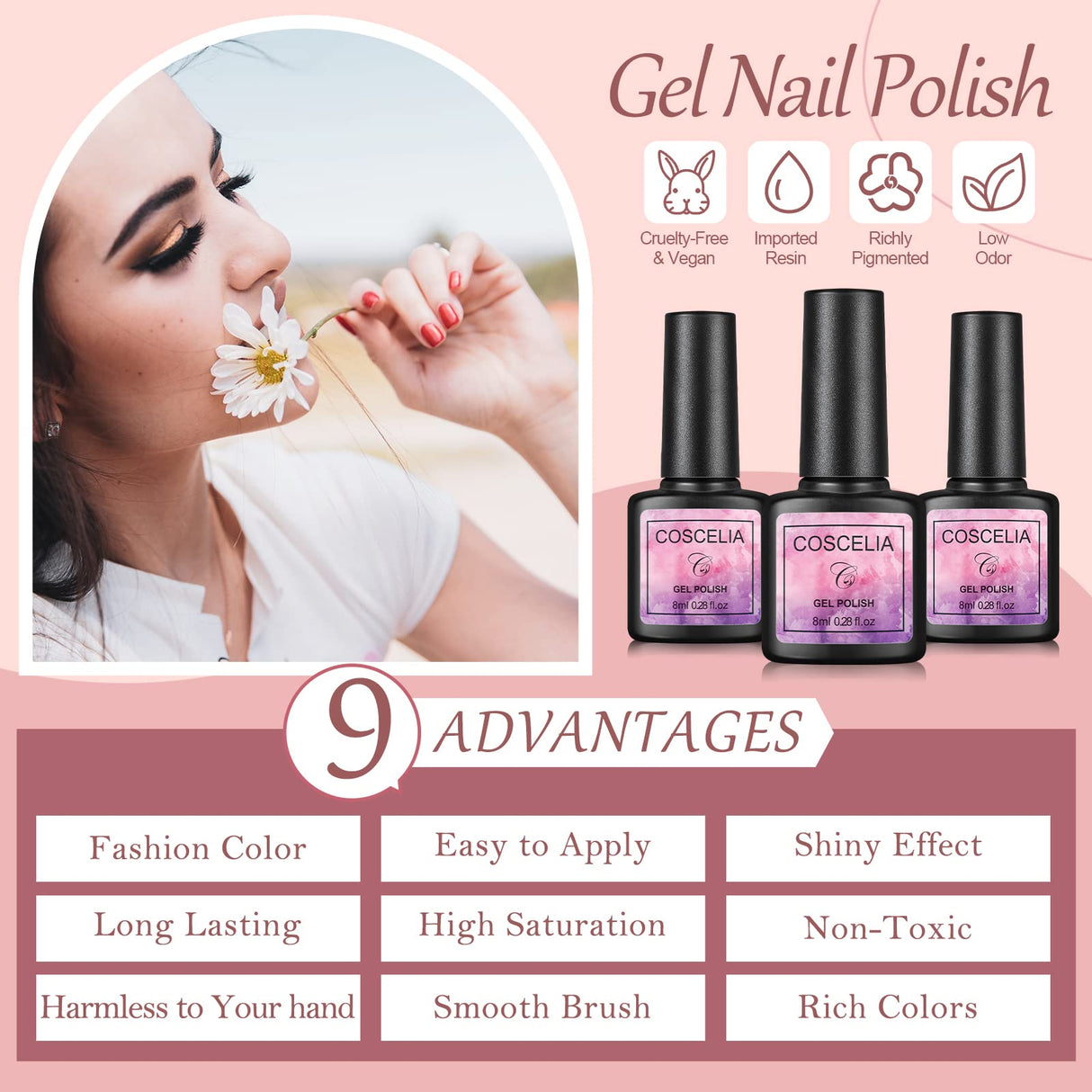 Gel Nail Polish Kit with Nail Drill Machine,10 Pcs Gel Nail Polishes 36W LED+UV Nail Dryer Lamp, Gel Polish Set Base Coat Top Coat with Manicure Tools Starter Kit Complete