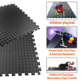 Exercise Mats Puzzle Foam Mats Gym Flooring Mat Cover 20 SQ.FT Interlocking Foam Mats with EVA Foam Floor Tiles for Home Gym Equipment Workouts