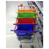 4-Piece Shopping Trolley Bags Organizer Set