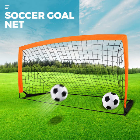 Portable Soccer Goal Backyard Indoor Pop Up Soccer Goal Net for Kids Training