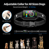 Dog Bark Collar, Bark Collar for Large Medium Small Dogs,Smart Bark Collar,Rechargeable Anti Barking Training Collar with 8 Adjustable Sensitivity,Bark Shock Collar with Beep Vibration Shock