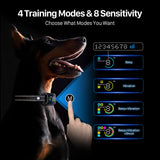 Dog Bark Collar, Bark Collar for Large Medium Small Dogs,Smart Bark Collar,Rechargeable Anti Barking Training Collar with 8 Adjustable Sensitivity,Bark Shock Collar with Beep Vibration Shock