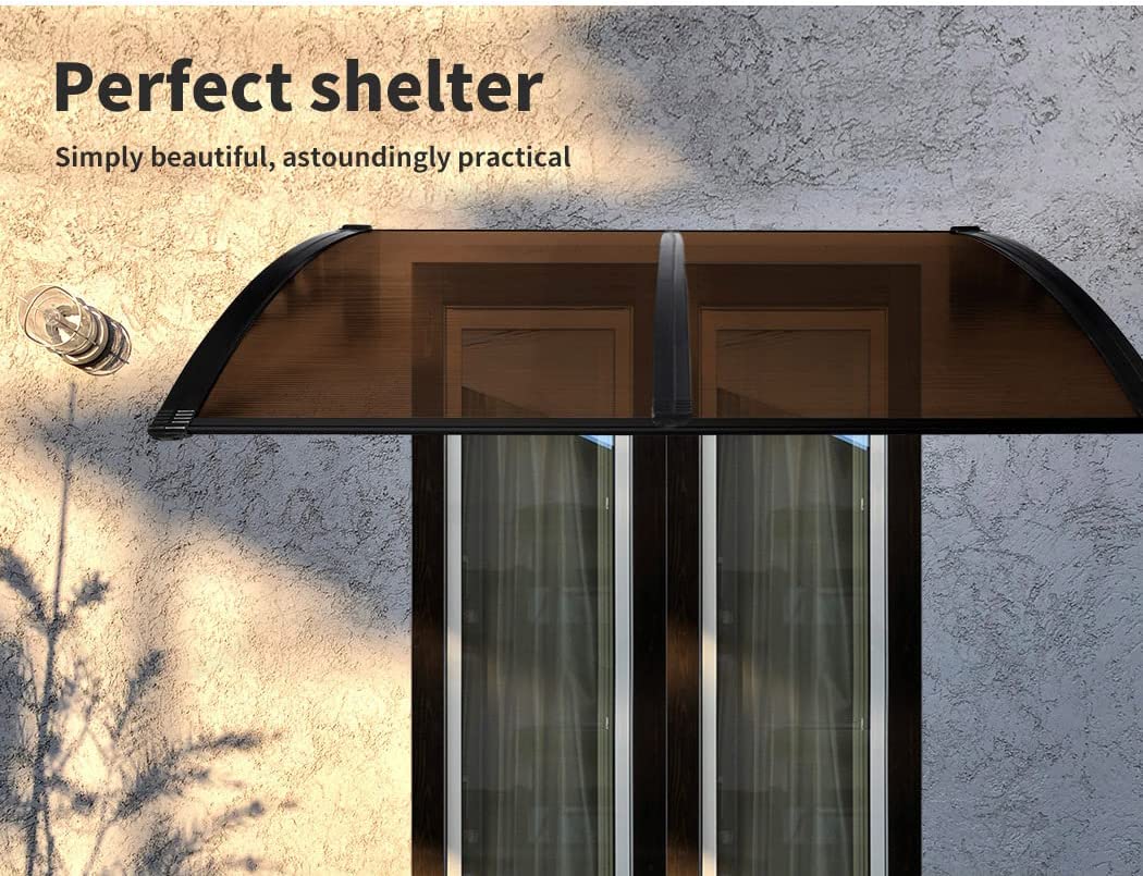 Window Door Awning Canopy Outdoor Patio Sun Shield Rain Cover 1 X 2.4M